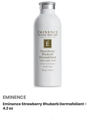 Eminence Organic Skin Care - Strawberry Rhubarb Dermafoliant with Lactic Acid